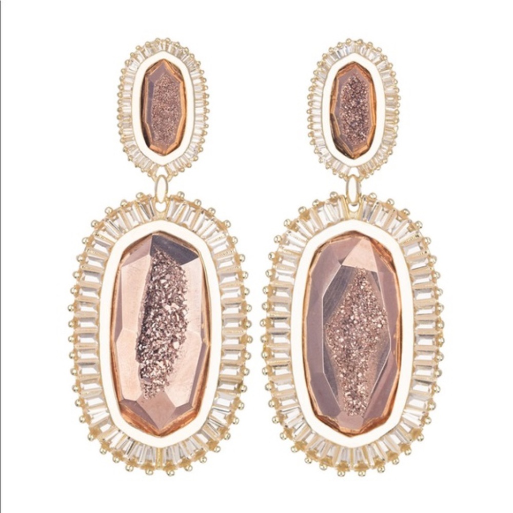 KENDRA SCOTT / Gold Drusy Kaki